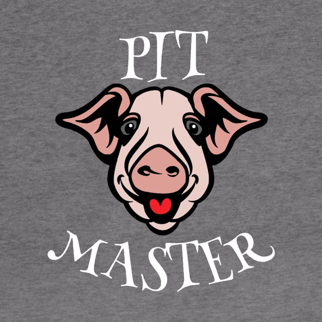 Bbq Pit Boys Pitmasters Pig White by Hoang Bich